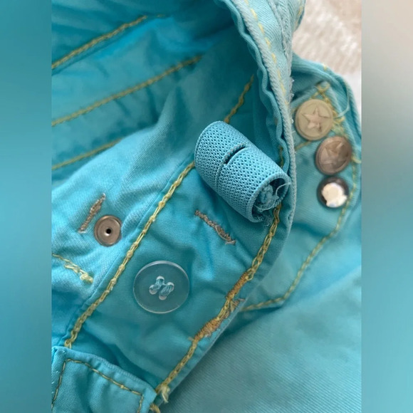 Faded Glory Aqua Blue Girls Shorts - Picture 4 of 5